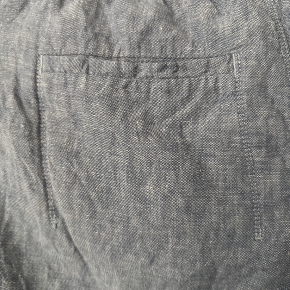 Athleta‎ Retreat Linen Joggers | Size 6 | Light Blue Chambray - Picture 7 of 8